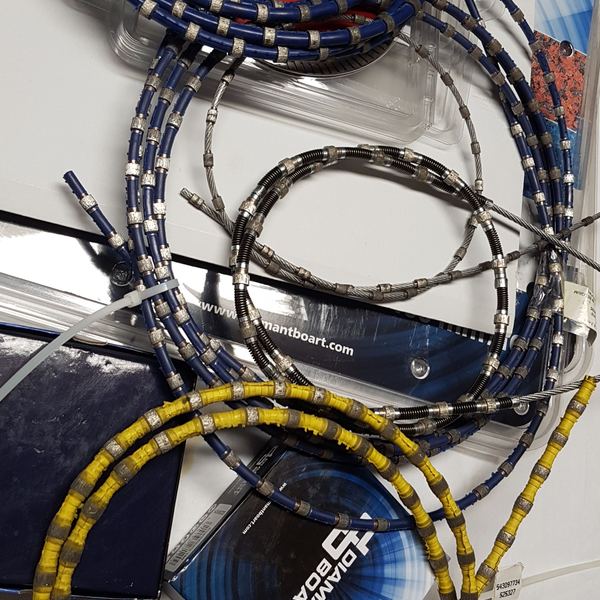 Fils diamantés pour carrière